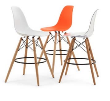 clear replica plastic meeting chair furniture